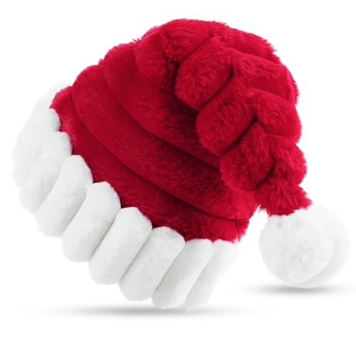 CITÉTOILE Erwachsener Weihnachtsmütze, Weihnachtsmütze für Frauen und Herren, Neuartiger Weihnachtshut, Deluxe Velvet Weihnachtsdekoration, Xmas Hat für Party Halloween, Rot CITÉTOILE Erwachsener Weihnachtsmütze, Weihnachtsmütze für Frauen und Herren, Neuartiger Weihnachtshut, Deluxe Velvet Weihnachtsdekoration, Xmas Hat für Party Halloween, Rot von CITÉTOILE