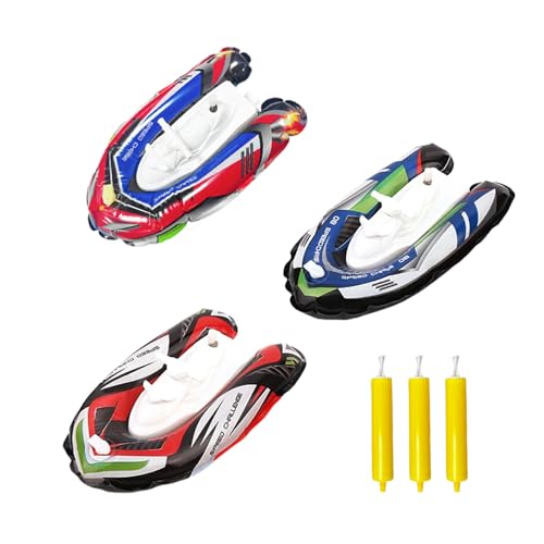 Badewanne Boot Spielzeug 3 Stück, CIYIN Aufblasbare Boat Wasserspielzeug,Schnellboot Water Toy for Kinder Badewanne Boot Spielzeug 3 Stück, CIYIN Aufblasbare Boat Wasserspielzeug,Schnellboot Water Toy for Kinder von CIYIN