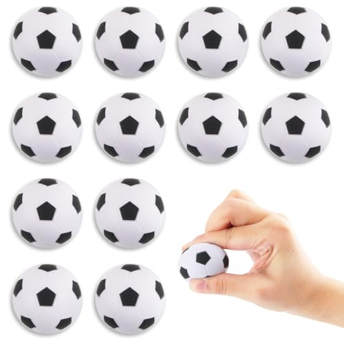 CIYIN Mini Fußball, Fussball Deko, 12 Stressball Klein, Anti Stress Spielzeug, Antistressball Kinder, Schaumstoffball, Softbälle, Mini Fussball, Bardekorationen für Fußballspiele CIYIN Mini Fußball, Fussball Deko, 12 Stressball Klein, Anti Stress Spielzeug, Antistressball Kinder, Schaumstoffball, Softbälle, Mini Fussball, Bardekorationen für Fußballspiele von CIYIN