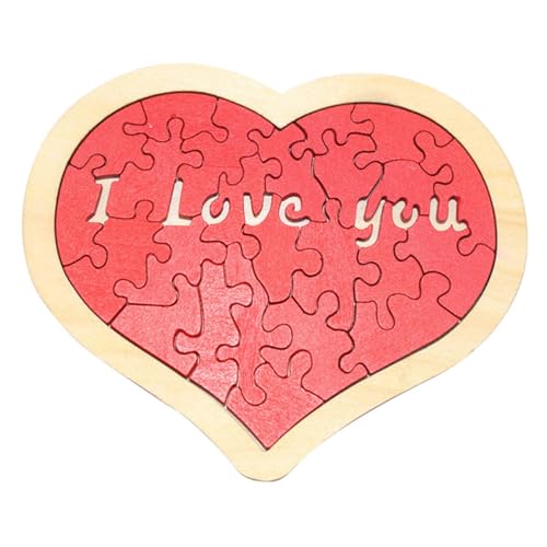 1 Set Love Puzzle Kleinkind Spielzeug I Love You Puzzle Kinder Puzzle Spielzeug Kind Herzförmiges Geburtstagsgeschenk von CIYODO