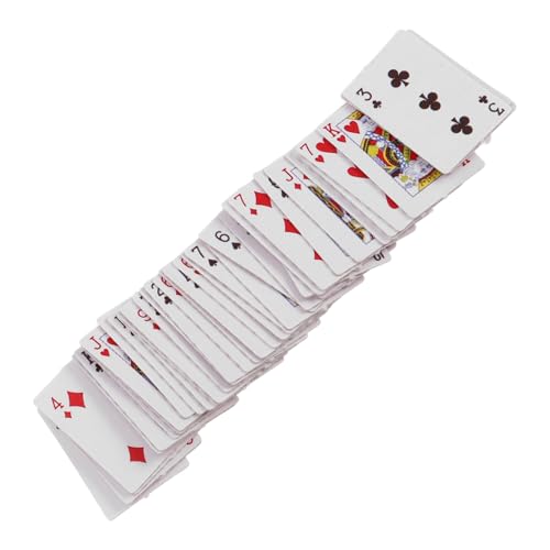 CIYODO Mini-Spielkarten Für Puppenhaus Maßstab 1:12 Miniaturkarten Kartenspielzubehör Kleine Spielekarten Winzige Kartenspiele Mini-zubehör Für Sammler von CIYODO