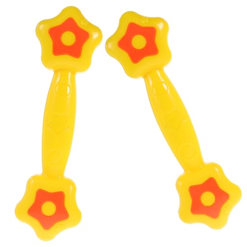 CIYODO 1 Paar Kleine Hantelspielzeug Musikspielzeug für Babys Kleinkindspielzeug beruhigendes Musikinstrumente Tragbares Babyspielzeug Abs Gelb CIYODO 1 Paar Kleine Hantelspielzeug Musikspielzeug für Babys Kleinkindspielzeug beruhigendes Musikinstrumente Tragbares Babyspielzeug Abs Gelb von CIYODO