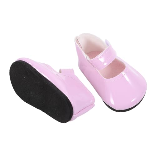 CIYODO 1 Paar Lederschuhe, Miniaturschuhe Für Puppenspielzeug, Puppenkleid, Kleine Schuhe, Pu-Lederschuhe von CIYODO