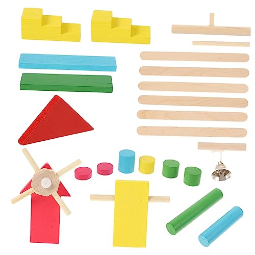 CIYODO 1 Satz 26 Stück Domino-mechanismus Für Frühe Bildung Dominostein- Für Für Die Früherziehung Dominosteine ​​ Holz von CIYODO