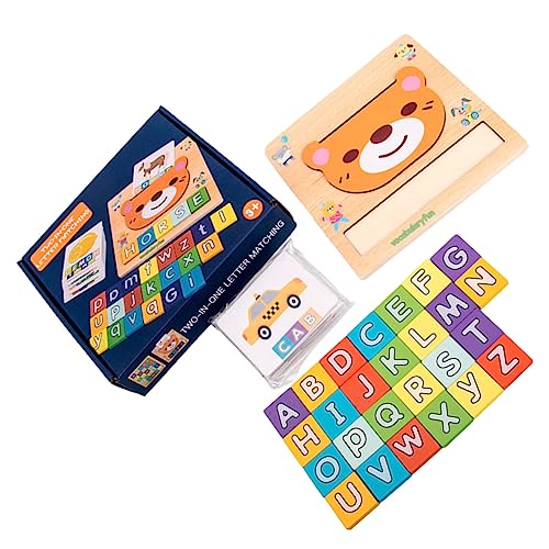CIYODO 1 Satz Alphabet-Puzzlespielzeug babyspielzeug Wortzuordnungsspiele Zauberspiel Englische Wörter passend zum hölzern von CIYODO