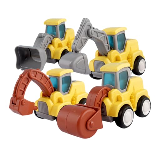 CIYODO 1 Satz Auto Spielzeug Kleines LKW-Spielzeug Traktor-Bagger-Spielzeug Baufahrzeug Modell Eines Muldenkippers Minitraktormodell Technisches Es Kann Sich Bewegen Plastik Kind Wagen von CIYODO