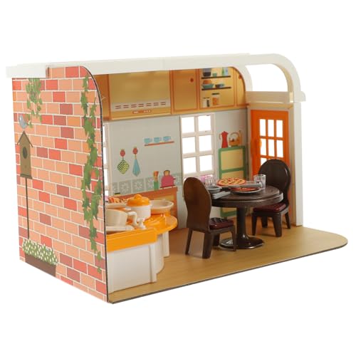 CIYODO Miniatur-küchenszene Für Puppenhäuser 1 Set Mini-hausdekor Ideal Für Die Innen- Und Außendekoration von CIYODO