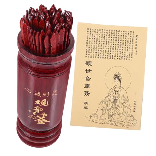 CIYODO 1 Satz Container groß feng Shui erzählen Jumbo Wahrsagespiel-Requisitenstöcke Chinesische Wahrsagestäbe Glück aus Holz Fortune-Sticks-Kit religiöses Holz Papier CIYODO 1 Satz Container groß feng Shui erzählen Jumbo Wahrsagespiel-Requisitenstöcke Chinesische Wahrsagestäbe Glück aus Holz Fortune-Sticks-Kit religiöses Holz Papier von CIYODO