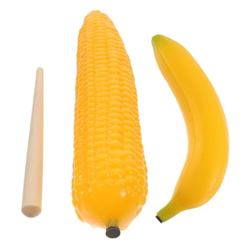 CIYODO 1 Satz Corn Shaker für Maracas Percussion Instrument für Frühes Lernen und Kognitive Entwicklung Teiliges Mais Banane Interaktives Klangspielzeug CIYODO 1 Satz Corn Shaker für Maracas Percussion Instrument für Frühes Lernen und Kognitive Entwicklung Teiliges Mais Banane Interaktives Klangspielzeug von CIYODO