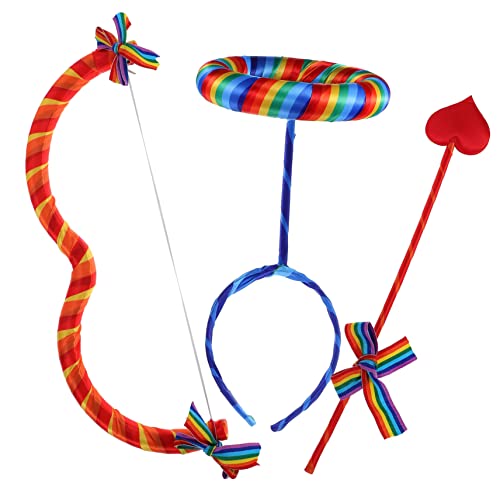 CIYODO 1 Satz Cupid Kostüm Zubehör Bogen mit Haarreif Cosplay für Valentinstag Mottoparty und Bühnenaufführungen Wiederverwendbar und Leicht Foto Requisiten CIYODO 1 Satz Cupid Kostüm Zubehör Bogen mit Haarreif Cosplay für Valentinstag Mottoparty und Bühnenaufführungen Wiederverwendbar und Leicht Foto Requisiten von CIYODO