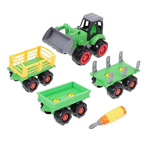 CIYODO 1 Satz DIY -montierter Spielzeugauto Kreatives Lernspielzeug Kinderspielzeug Autospielzeug Für Cartoon-Auto- Fahrzeugmodell Green Plastik von CIYODO