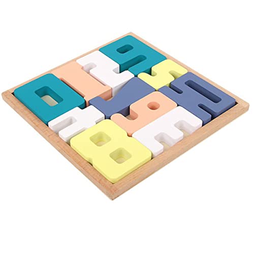 CIYODO 1 Satz Digital Cognition Board Kognitives Für Kindergarten-rätsel Kleinkind Rätsel Kognitives Für Babys Kleinkind-Puzzle Hölzern von CIYODO