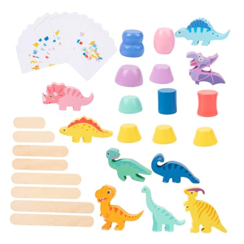 CIYODO 1 Satz Dinosaurier Balancierende Stapelspielzeuge Holzspielzeug für Lernspielzeug Hand Auge Koordination und Geduld Dinosaurier Thema für Kreatives CIYODO 1 Satz Dinosaurier Balancierende Stapelspielzeuge Holzspielzeug für Lernspielzeug Hand Auge Koordination und Geduld Dinosaurier Thema für Kreatives von CIYODO