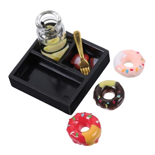 CIYODO 1 Satz Donut-Modell Puppenhaus-Essen- -Dekorationen Mini-Puppenhauszubehör Puppenhaus-Mini-Snack-Modell Puppenhaus Mini-Tablett Mini-Kuchenplatte Mini Spiel Essen Plastik CIYODO 1 Satz Donut-Modell Puppenhaus-Essen- -Dekorationen Mini-Puppenhauszubehör Puppenhaus-Mini-Snack-Modell Puppenhaus Mini-Tablett Mini-Kuchenplatte Mini Spiel Essen Plastik von CIYODO