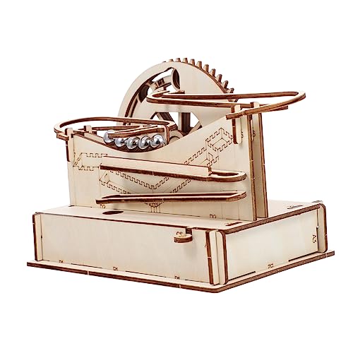 CIYODO 1 Satz Dreidimensionales Kugelpuzzle 3D-Laufpuzzle hölzernes marmorpuzzle Murmelbahn 3D-Puzzle Modellbausatz Murmelbahn Murmelbahn-Puzzle Holz von CIYODO