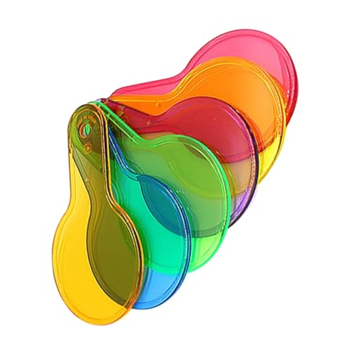 CIYODO 1 Satz Durchscheinender Farbfilm Kinderspielzeug Transparente Farbpaddel Farbpaddel Sensorisches Farbspielzeug Für Die Vorschule Wissenschaftliche Experimente Farbpaddel von CIYODO