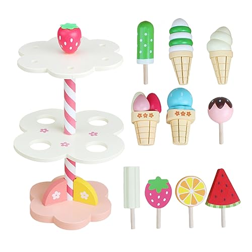 CIYODO 1 Satz Eiscreme Spielzeugset für Kreative Rollenspielküche mit DREI Schichten Farbenfrohe Spielzeuge für Mädchen Fördert die Interaktion und Motorik Zubehör für Kinderzimmer CIYODO 1 Satz Eiscreme Spielzeugset für Kreative Rollenspielküche mit DREI Schichten Farbenfrohe Spielzeuge für Mädchen Fördert die Interaktion und Motorik Zubehör für Kinderzimmer von CIYODO