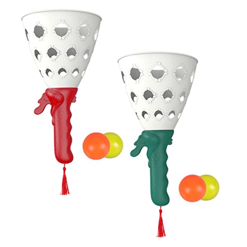 CIYODO 1 Satz Elastischer Verschluss Kinderversorgung Interaktiver Catch-Launcher Auffangbecher Aus Kunststoff Fangbälle Im Freien Interessante Fangbälle Versorgen Plastik von CIYODO