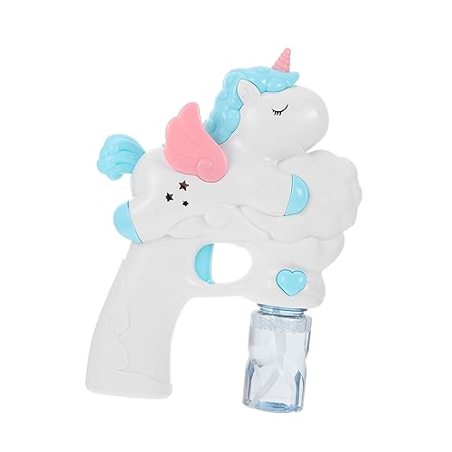 CIYODO 1 Satz Elektrische Einhorn Seifenblasenmaschine mit Musik und Licht für Batterie für Drinnen und Draußen für Geburtstagsfeiern und Spielplatzaktionen CIYODO 1 Satz Elektrische Einhorn Seifenblasenmaschine mit Musik und Licht für Batterie für Drinnen und Draußen für Geburtstagsfeiern und Spielplatzaktionen von CIYODO