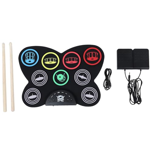 CIYODO 1 Satz Elektronische Trommel Trommeln Instrumente Für Tragbares Elektronisches Schlagzeug Praktisches Elektronisches Schlagzeug PVC Colorful von CIYODO