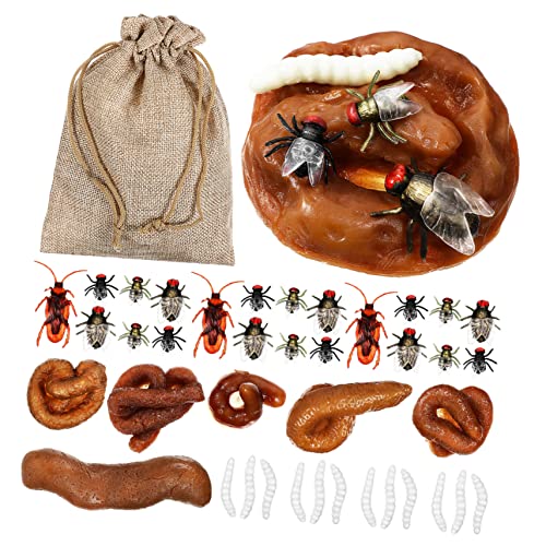 CIYODO 1 Satz Fake Poop Set Teiliges Set mit Realistischen Fake KOT und für Lustige Streiche für Partys und Aprilscherze von CIYODO