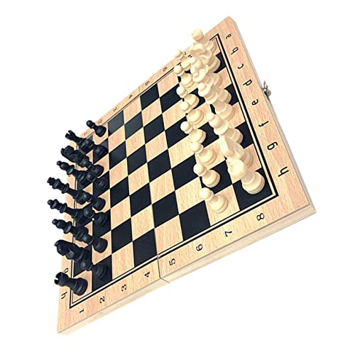 CIYODO 1 Satz Faltbares Schachspiel für Multifunktionales Holzschachspiel Tragbares Schachbrett für Schachliebhaber für Jungen und Leicht und Praktisch CIYODO 1 Satz Faltbares Schachspiel für Multifunktionales Holzschachspiel Tragbares Schachbrett für Schachliebhaber für Jungen und Leicht und Praktisch von CIYODO