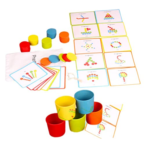 CIYODO 1 Satz Farbe Gepaart Lernspielzeug Für Kleinkinder Farblich Passendes Für Farbsortierspiel Aus Holz Farbsortierbecher Colorful Hölzern CIYODO 1 Satz Farbe Gepaart Lernspielzeug Für Kleinkinder Farblich Passendes Für Farbsortierspiel Aus Holz Farbsortierbecher Colorful Hölzern von CIYODO