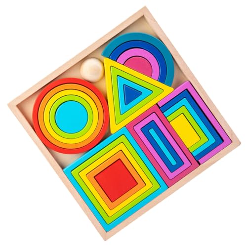 CIYODO 1 Satz Farben Lernspielzeug für Kleinkinder Montessori Puzzle zur Farbsortierung Motorische Fähigkeiten und Kognitive Entwicklung für Frühkindliche Bildung und Spielspaß von CIYODO