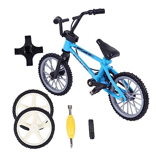 CIYODO 1 Satz Finger-Cycling-brettspiel Mini-fingerbike Fingerfahrräder Miniatur Fahrrad Aus Fingerlegierung Mountainbike-Modell Blue Aluminiumlegierung von CIYODO