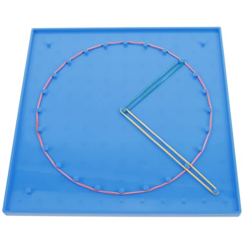 CIYODO 1 Satz Geoboard für Doppelseitiges Nagelbrett mit Bunten Gummibändern Pädagogisches für Mathe und Kreative Aktivitäten der Grundschule CIYODO 1 Satz Geoboard für Doppelseitiges Nagelbrett mit Bunten Gummibändern Pädagogisches für Mathe und Kreative Aktivitäten der Grundschule von CIYODO