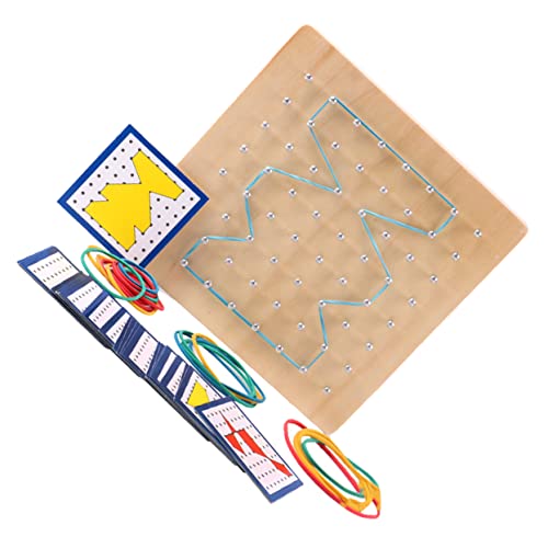 CIYODO 1 Satz Geometrische Nagelplattenspielzeug Bildungsspielzeug Lernwerkzeuge für Kindermathematik Geobrett Nagelplatte Platte kreatives Geoboard Nagelbrett hölzern CIYODO 1 Satz Geometrische Nagelplattenspielzeug Bildungsspielzeug Lernwerkzeuge für Kindermathematik Geobrett Nagelplatte Platte kreatives Geoboard Nagelbrett hölzern von CIYODO
