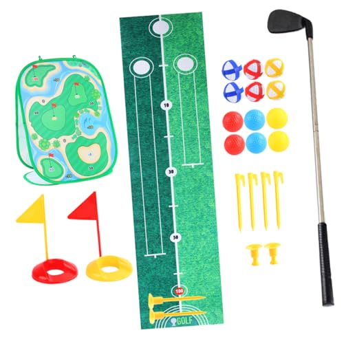 CIYODO 1 Satz Golfspiel Matte Set Golfmatten Golfspielzeug für Kleinkinder Mini-Indoor-Golfspiel Golfspielzeug für Golf -Trainingskit Kleinkind Golfspielzeug Golfspielmatte Stoff von CIYODO