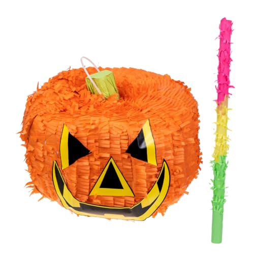 CIYODO 1 Satz Halloween Kürbis Piñata Füllung Lustige Party Deko für Kinderfeiern für Halloween Events und Feierlichkeiten für Süßigkeiten und Überraschungen CIYODO 1 Satz Halloween Kürbis Piñata Füllung Lustige Party Deko für Kinderfeiern für Halloween Events und Feierlichkeiten für Süßigkeiten und Überraschungen von CIYODO