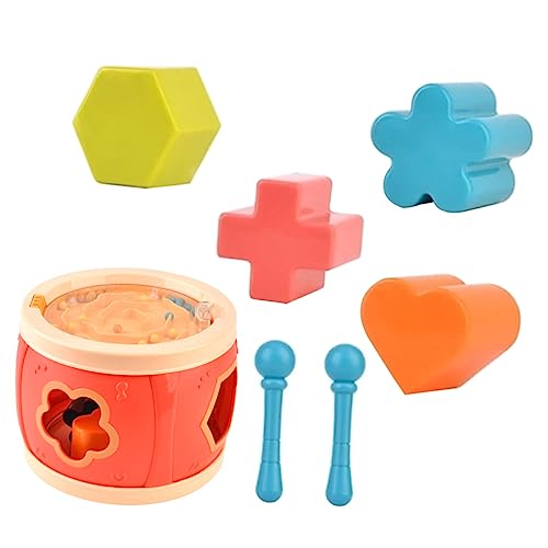 CIYODO 1 Satz Handtrommel Kindertrommeln Musikalisches Kleine Schlaginstrumente Musikinstrument Für Musikinstrumente Für Plastik Rot CIYODO 1 Satz Handtrommel Kindertrommeln Musikalisches Kleine Schlaginstrumente Musikinstrument Für Musikinstrumente Für Plastik Rot von CIYODO