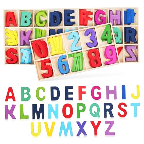 CIYODO 1 Satz Holzbuchstaben für Frühes Lernen Sicheres Holzspielzeug für Wortbauen und Fördert und Denkfähigkeiten CIYODO 1 Satz Holzbuchstaben für Frühes Lernen Sicheres Holzspielzeug für Wortbauen und Fördert und Denkfähigkeiten von CIYODO