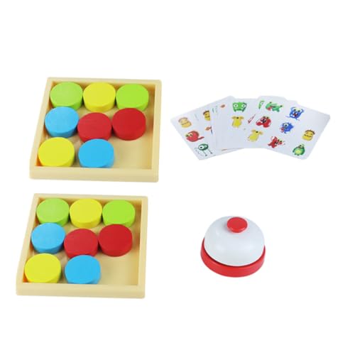 CIYODO 1 Satz Holzspielzeug Lernspielzeug Für Brettspiel Aus Holz Brettspiel Frühes Bildungsspielzeug Logik-trainingsspielzeug Colorful von CIYODO