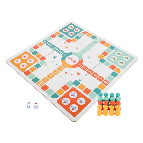 CIYODO 1 Satz Holzspielzeug für Interaktives Spielbrett mit Fliegendem Schach und Schlangenspiel für Spieler für Familienunterhaltung und Kindergartenaktivitäten CIYODO 1 Satz Holzspielzeug für Interaktives Spielbrett mit Fliegendem Schach und Schlangenspiel für Spieler für Familienunterhaltung und Kindergartenaktivitäten von CIYODO