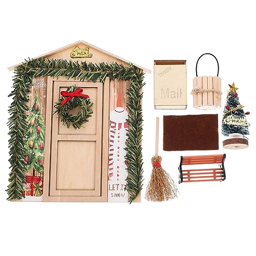 CIYODO 1 Satz House Model Weihnachten Möblierung Dekoration Puppenhauszubehör und Möbel winzig Puppenhausdekor Puppenhaus Weihnachtsschmuck Mini - hölzern Weiß CIYODO 1 Satz House Model Weihnachten Möblierung Dekoration Puppenhauszubehör und Möbel winzig Puppenhausdekor Puppenhaus Weihnachtsschmuck Mini - hölzern Weiß von CIYODO