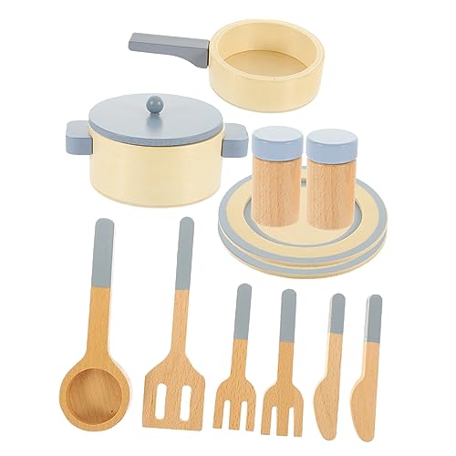 CIYODO 1 Satz Interaktive Spielsachen Kochgeschirr-spielset Für Kleinkinder Gefälschtes Küchengeschirr Essen Für Die Spielküche Vortäuschen Hölzern CIYODO 1 Satz Interaktive Spielsachen Kochgeschirr-spielset Für Kleinkinder Gefälschtes Küchengeschirr Essen Für Die Spielküche Vortäuschen Hölzern von CIYODO