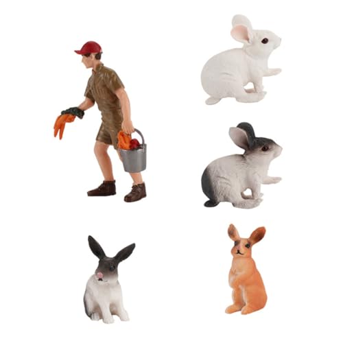 CIYODO 1 Satz Kaninchen-Modell Simulation Tiermodell Desktop - Kaninchen-Desktop-Dekoration Mini-verzierung Statische Kaninchenverzierung PVC CIYODO 1 Satz Kaninchen-Modell Simulation Tiermodell Desktop - Kaninchen-Desktop-Dekoration Mini-verzierung Statische Kaninchenverzierung PVC von CIYODO