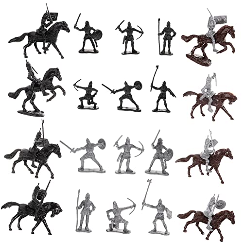 CIYODO 1 Satz Kavallerie- -Modell Soldaten Miniaturen Zahlen Krieger mittelalterliche Figuren Miniaturfiguren Ritter -Mini -Figuren Soldat Figur Ritter Actionfiguren Plastik CIYODO 1 Satz Kavallerie- -Modell Soldaten Miniaturen Zahlen Krieger mittelalterliche Figuren Miniaturfiguren Ritter -Mini -Figuren Soldat Figur Ritter Actionfiguren Plastik von CIYODO