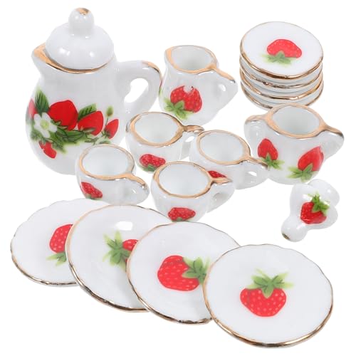 CIYODO 1 Satz Keramik Tee Service Handgefertigtes Deko Set Miniaturzimmer für Kreative und Sammler Geschenkidee CIYODO 1 Satz Keramik Tee Service Handgefertigtes Deko Set Miniaturzimmer für Kreative und Sammler Geschenkidee von CIYODO