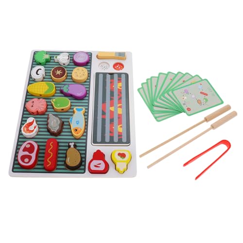 CIYODO 1 Satz Kinder Pretend Kitchen Toy Holzspiel Barbecue Simulation Grill Spielspielzeug Für Kinder Interaktives Gefälschtes Kochlebensmittelspielzeug Für Rollenspielaktivitäten CIYODO 1 Satz Kinder Pretend Kitchen Toy Holzspiel Barbecue Simulation Grill Spielspielzeug Für Kinder Interaktives Gefälschtes Kochlebensmittelspielzeug Für Rollenspielaktivitäten von CIYODO