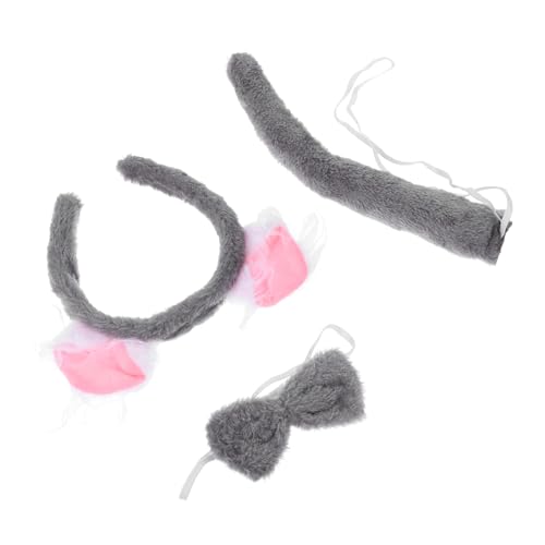 CIYODO 1 Satz Kostümset mit Tierohren und Niedliches Stirnband mit Plüschohren für Partys Cosplay und Bühnenaufführungen für Erwachsene Vielseitiges Accessoire mit Realistischen Details von CIYODO