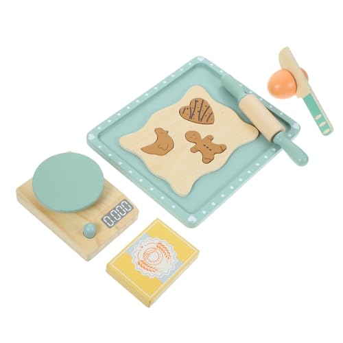 CIYODO Kinder Kochset Aus Holz Zum Spielen Von Keksen Kochspielzeug Für Kleinkinder Rollenspiel-küchenset Mit Simuliertem Küchenspielzeug von CIYODO
