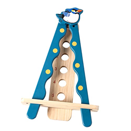 CIYODO 1 Satz Kugelspielzeug Kletterbrett aus Holz Rollendes Perlenspielzeug Spiel Kletterspielzeug aus Holz mit rollenden Kugeln hölzern Blue von CIYODO