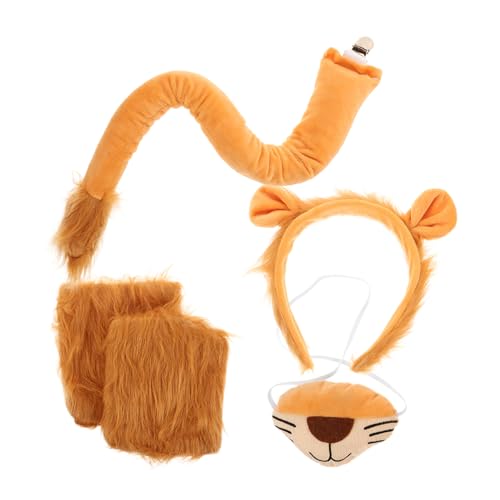 CIYODO 1 Satz Lion Costume für Halloween und Karneval Tierkopfband Cosplay Zubehör für Kostümpartys Geburtstagsfeiern und Festivals Angenehmes Material Kreatives Design CIYODO 1 Satz Lion Costume für Halloween und Karneval Tierkopfband Cosplay Zubehör für Kostümpartys Geburtstagsfeiern und Festivals Angenehmes Material Kreatives Design von CIYODO