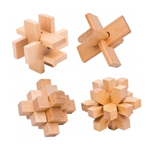 CIYODO 1 Satz Luban-Schlossspielzeug hölzernes Intelligenz -Puzzle Gehirnschraubenspiel Gedankenrätsel dreidimensionaler Puzzleball Intelligenz Rätsel Bambus CIYODO 1 Satz Luban-Schlossspielzeug hölzernes Intelligenz -Puzzle Gehirnschraubenspiel Gedankenrätsel dreidimensionaler Puzzleball Intelligenz Rätsel Bambus von CIYODO