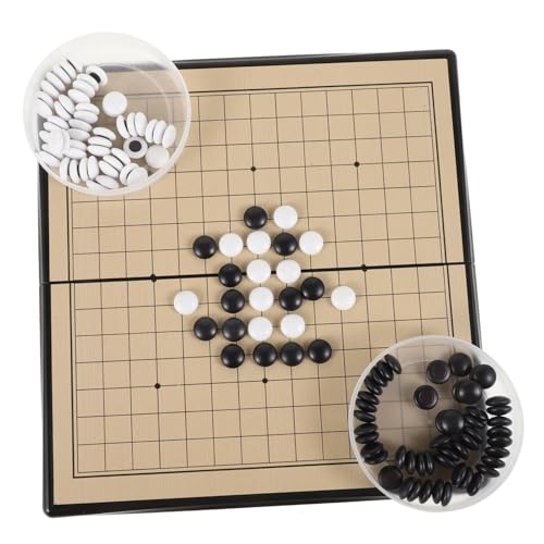 CIYODO 1 Satz Magnetisches Go Reihe Spielset für Tragbares Standard Brettspiel mit Magnetischen Spielfiguren zur Logischen Denkens für Anfänger von CIYODO