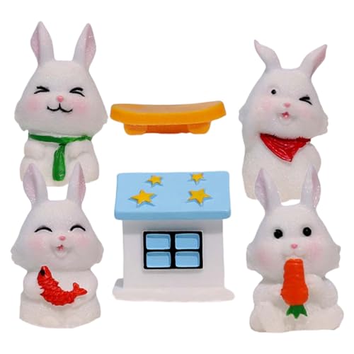 CIYODO 1 Satz Mikro-landschaftsornamente Kaninchenstatue - Hasenfiguren Mini -Figur Miniatur-häschenfiguren Häschen-Statue- Mikrolandschaft Hase Kleine Hasenfigur Harz CIYODO 1 Satz Mikro-landschaftsornamente Kaninchenstatue - Hasenfiguren Mini -Figur Miniatur-häschenfiguren Häschen-Statue- Mikrolandschaft Hase Kleine Hasenfigur Harz von CIYODO